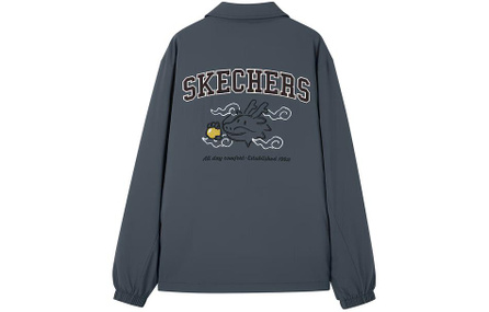 Skechers New Year Puffer Jacket Men's Charcoal Gray