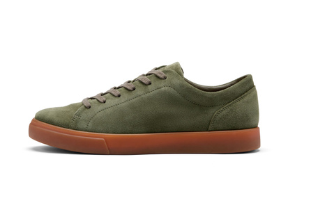 ECCO SS26 SOFT 10 Series Versatile Commuter Daily Casual Skate Shoes Low-Top German Training Shoes Men's Green 560114