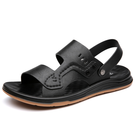 POPULAR ROUSE PR Microfiber Leather Comfortable Casual Beach Sandals Men's