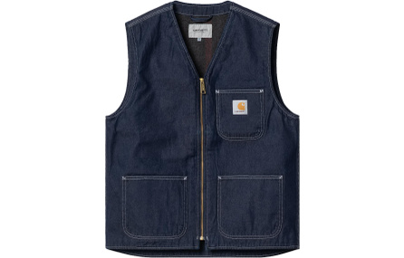 Carhartt WIP FW23 Tannin Series Vests Men Washed Blue