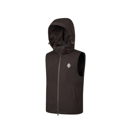 Saucony Urban Life Series Duck Down Zip-Up Versatile Warm Sport Outdoor Casual Classic Solid Sleeveless Down Vest Unisex