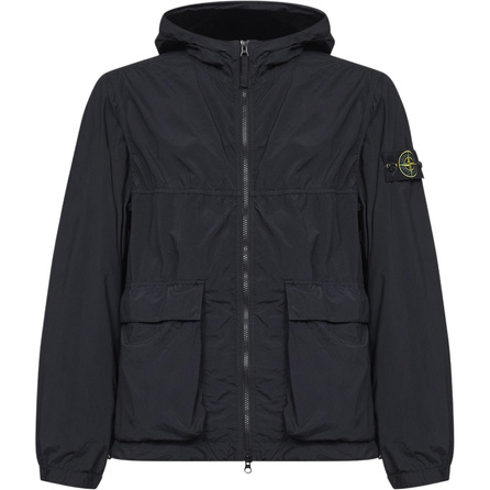 STONE ISLAND Logo Pocket Hooded Long-Sleeve Parka Men's