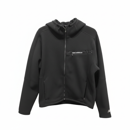 New Balance Casual Warm Sports Hooded Knit Long Sleeve Fleece Jacket Unisex