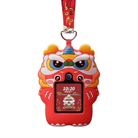 IBOANN Strap Compatible with Xiaotiantian Silicone Material Kids Compatible with Xiaotiantian Smart Watch Neck Strap Silicone Case