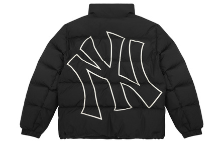 MLB New York Yankees Down Jacket Cropped Unisex Black