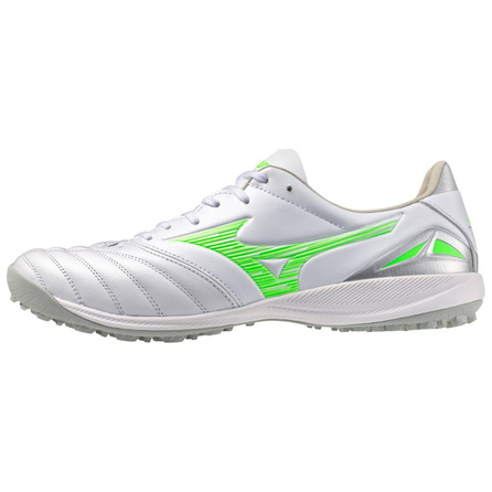 Mizuno Morelia Neo 4 PRO AS Comfort Slip-Resistant Wear-Resistant Soccer Shoes Men's White Green