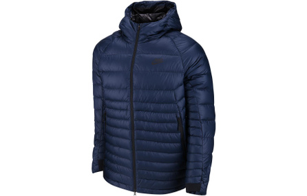Nike SPORTSWEAR HOODED GUILD Down Jacket Men's Dark Blue