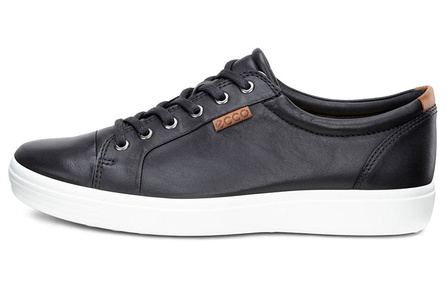 Ecco Soft 7 Low Top Skateboard Shoes Men's Black
