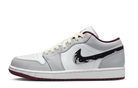 [Custom Sneakers] Jordan Air Jordan 1 Trendy Versatile Individualistic Casual Minimalist Cushioning Anti-Slip Wear-Resistant Low-Top Vintage Basketball Shoes Unisex