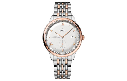 OMEGA De Ville Prestige Automatic Mechanical Movement 30m Water Resistance Men's Swiss Watch 41mm Silver Dial Stainless Steel Case Stainless Steel Bracelet
