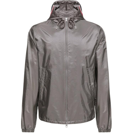 Moncler SS26 Grimpeurs Fashion Hooded Zip Long Sleeve Jacket Men's Star Gray