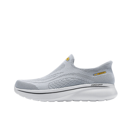 Skechers MEN'S GO WALK Slip-On Easy On/Off Comfort Cushioning Sport Casual Shoes Men's Grey