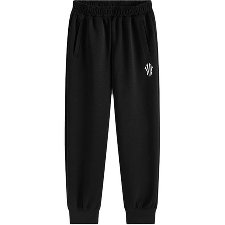 Children's Anta Kids Knit Sports Pants Kyrie Series Comfortable Loose Mid-Rise Simple