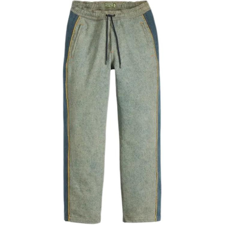 Levi's x Denim Tears Collaboration SS25 Color-Block Loose Casual Comfortable Retro Distressed Knit Sweatpants Men's Blue