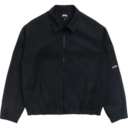 Stussy SS26 MECHANIC JACKET Zip Notch Collar Lightweight Versatile Workwear Jacket Unisex