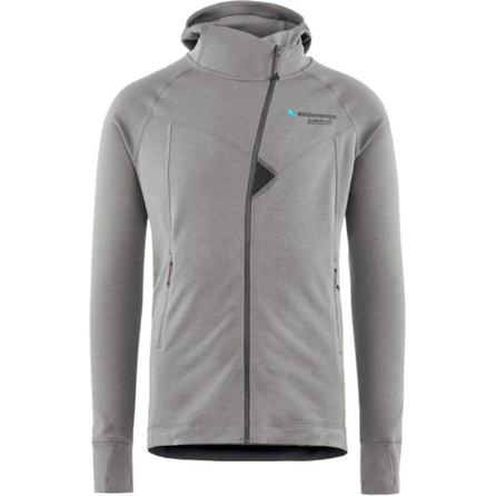 KLATTERMUSEN Njorun 2.0 Solid Color Zipper Hooded Long Sleeve Jacket Coat Men's Grey