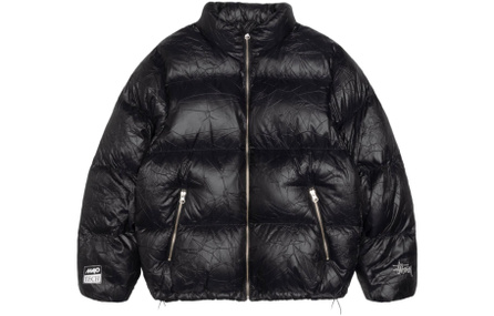 Stussy Wrinkled Nylon Down Puffer Jacket