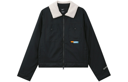 Nike Velvet Jackets Men Black
