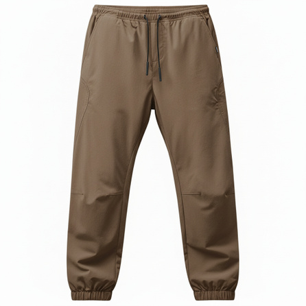Jeep American Retro Drawstring Cargo Pants Fashion Trendy Personality Simple Solid Color Mountain Style Versatile Daily Street Campus Commute Outdoor Hiking Comfortable Loose-Fit Tapered Cuff Casual Pants Unisex