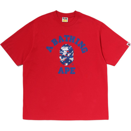 A BATHING APE STA STRIKE CAMO Series FW26 STA STRIKE CAMO Series Trendy Versatile Star Logo Camo Print Crewneck Short Sleeve T-Shirt Unisex