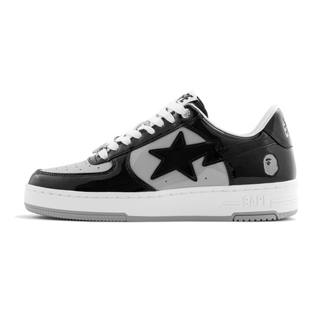 A BATHING APE STA Star Logo Color-Block Lace-Up Casual Low-Top Sneakers Men's