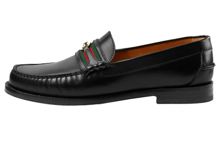 GUCCI Logo-plaque Detail Loafers
