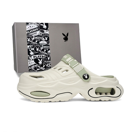 Playboy EVA Mecha Style Individual Avant-Garde Street Dopamine Design Home Outdoor Dual-Wear Creek-Trekking Water-Crossing Driving Commute Daily Casual Sports Lightweight Soft-Bouncy Step-on-Cloud Thick Sole Height-Enhancing Outerwear Breathable Shoes Clo