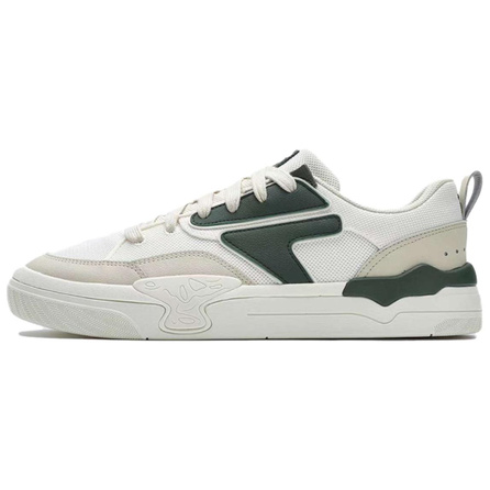 FILA FUSION Balance Lightweight Breathable Low-Top Skateboard Shoes Men's White Beige Yellow