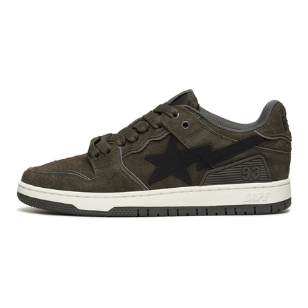 A BATHING APE Slip-Resistant Low-Top Skateboard Shoes Men's