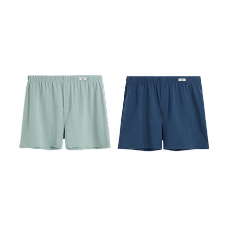 Lee Soft Relaxed Arrow Simple Solid Color Youth Comfort Breathable Underwear Men's 2-Pack