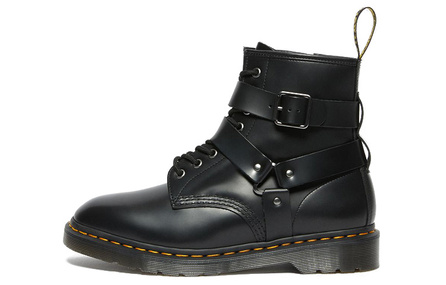 Dr.Martens Cristofor Leather Harness Lace Up Boots 'Black'