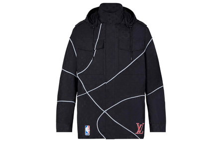 Nba X LOUIS VUITTON New Quarterly Products Of LV Windbreaker Jackets Men Black