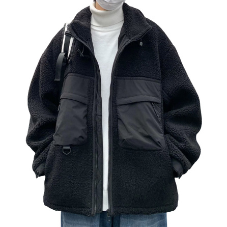 URBAN AUTHENTIC Drop Shoulder American Retro Plush Padded Workwear Jacket Unisex