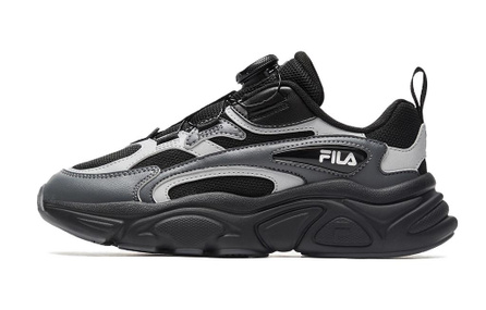 FILA KIDS Mars TD Cushioning Low-Top Running Shoes Black Teenagers