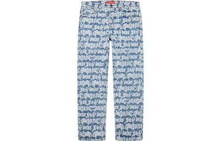 Supreme Fat Tip Jacquard Regular Jean