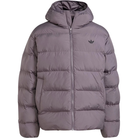adidas originals PUFFER TONAL HOODED JACKET Warm Sporty Zip-Up Puffer Coat Men's