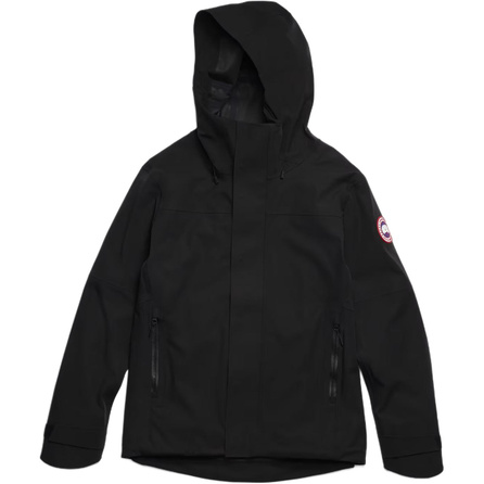Canada Goose Barclay Series Rain-Resistant Solid Color Classic Logo Casual Jacket Men's Black
