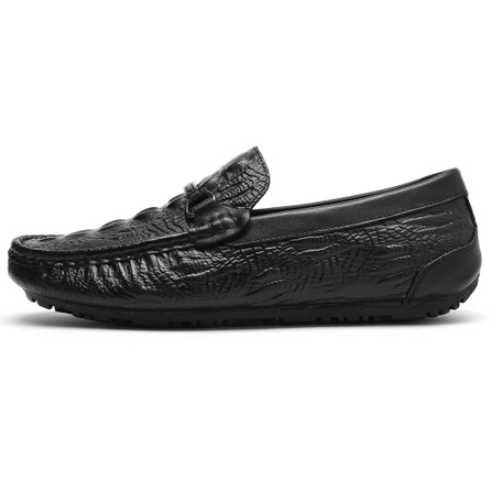 Mulinsen Full-Grain Leather Comfortable Retro Simple Classic British Versatile Gentleman Elegant Commute Casual Shoes Men's Black