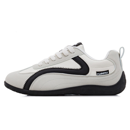 HUANQIU Classic National Trend Low-Top Training Shoes Men's Beige Black