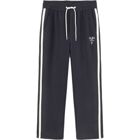 KARL LAGERFELD Men's FW25 Outdoor Travel Sport Letter Embroidery Stripe Straight Leg Casual Pants