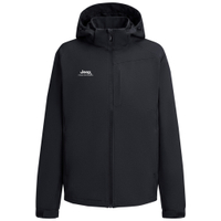 Jeep Mountain Outdoor Lightweight Sports Hiking Windproof Water-Repellent Composite Warm Fleece-Lined Pockets Coat Splicing 3D Cut Wear-Resistant Basic Commute Versatile Comfortable Breathable Slimming Detachable Hooded Jacket Unisex Призрачный Черный