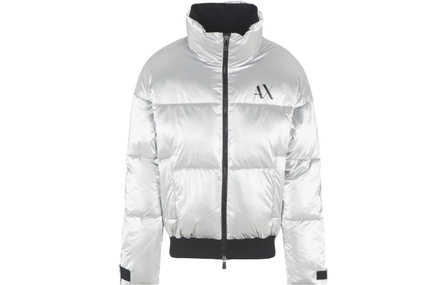ARMANI EXCHANGE Puffer Jacket Men's Silver