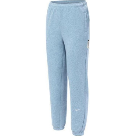 Nike K DF SI FLC PANT Solid Color Comfort Soft Pants Moderate Kids Bottoms Youth Blue