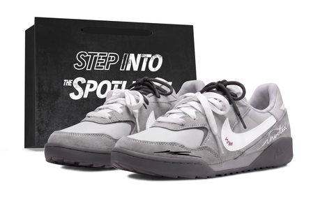 Custom Sneakers Nike Terra Manta Gift Bag Edition Dark Note Book Vintage Distressed Campus Premium Niche High-End Style Cool Tone Trendy Versatile Wear-Resistant Non-Slip Low-Top Casual Lifestyle Shoes Men's Grey