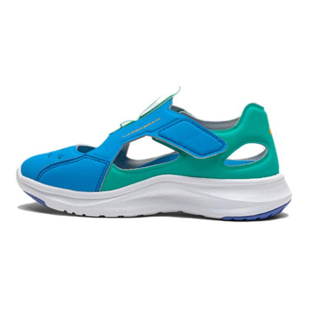 Asics Cushioning Children's Sandals Lake Blue Green Kids