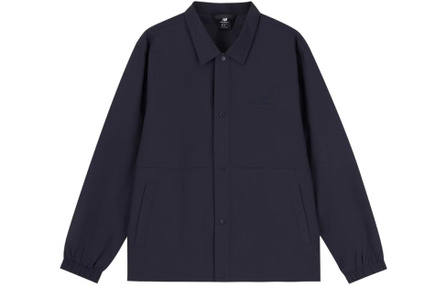 New Balance Jackets Men Navy Blue