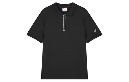 Champion SS26 RETRO Series Cool-Feeling Half-Zip Waffle Short Sleeve Polo Shirt Unisex