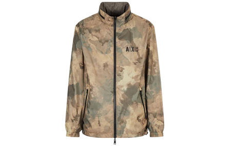 ARMANI EXCHANGEAE FW22 Jackets Coats Men's Camouflage Yellow