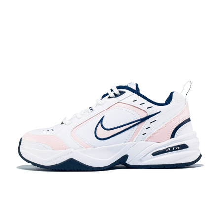 [Custom Sneakers] Nike Air Monarch 4 Fresh Comfort Trend Versatile Slip-Resistant Durable Low-Top Dad Shoes Unisex White Pink