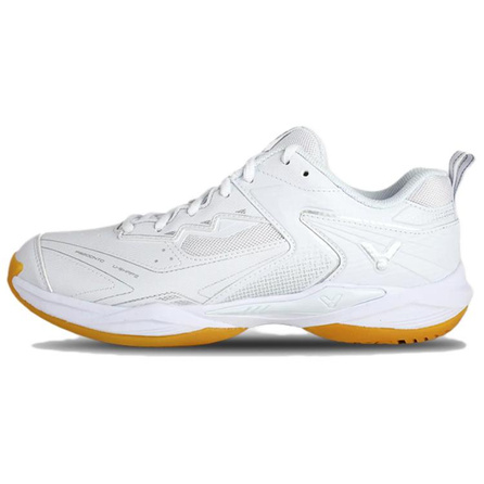 VICTOR Comfortable Sporty Versatile Cushioning Breathable Wrapped Low-Top Badminton Shoes Unisex Pearl White